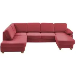 meinSofa Wohnlandschaft  Oliver ¦ rot ¦ Maße (cm): B: 300 H: 85 T: 202.0