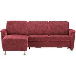 Polstermöbel Oelsa Ecksofa  Selecta-Home ¦ rot ¦ Maße (cm): B: 255 H: 89 T: