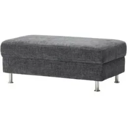 Polstermöbel Oelsa Polsterhocker  Selecta Home ¦ grau ¦ Maße (cm): B: 123 H: 44