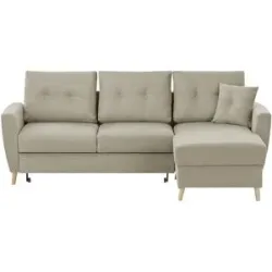 Höffner Ecksofa  Carla ¦ beige ¦ Maße (cm): B: 230 H: 93 T: 159.0