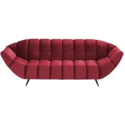 switch Einzelsofa aus Mikrofaser Gappa ¦ rot ¦ Maße (cm): B: 222 H: 82 T: 94.0