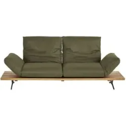 Koinor Ledersofa  Marilyn ¦ grün ¦ Maße (cm): B: 232 H: 96 T: 90.0