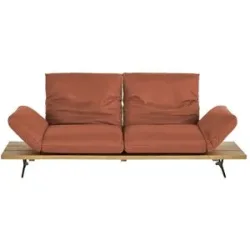 Koinor Ledersofa  Marilyn ¦ orange ¦ Maße (cm): B: 232 H: 96 T: 90.0