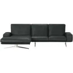 Koinor Ecksofa  Hiero ¦ schwarz ¦ Maße (cm): B: 298 H: 80 T: 154.0