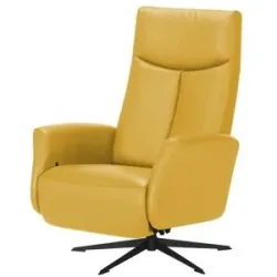 Nils Olsen Relaxsessel aus Echtleder Titus ¦ gelb ¦ Maße (cm): B: 73 H: 105 T: