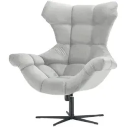 switch Sessel aus Samt Sensi ¦ grau ¦ Maße (cm): B: 103 H: 119 T: 84.0