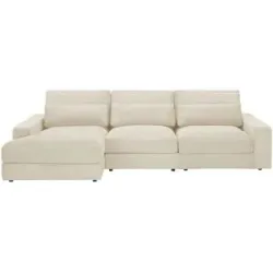 Höffner Ecksofa  Branna ¦ creme ¦ Maße (cm): B: 322 H: 88 T: 164.0
