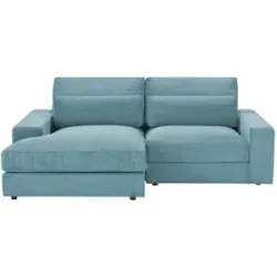 Höffner Ecksofa  Branna ¦ türkis/petrol ¦ Maße (cm): B: 232 H: 88 T: 164.0