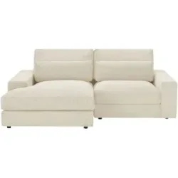 Höffner Ecksofa  Branna ¦ creme ¦ Maße (cm): B: 232 H: 88 T: 164.0