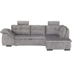 uno Ecksofa  Medina 2 ¦ grau ¦ Maße (cm): H: 84