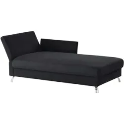nehl Liege  Easy ¦ schwarz ¦ Maße (cm): B: 220 H: 80 T: 96.0
