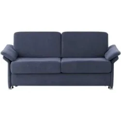 nehl Schlafsofa mit Schlaffunktion Boston Basic ¦ blau ¦ Maße (cm): B: 195 H: 91