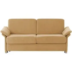 nehl Schlafsofa mit Schlaffunktion Boston Basic ¦ gelb ¦ Maße (cm): B: 195 H: 91