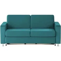 nehl Schlafsofa  Boston Deluxe ¦ türkis/petrol ¦ Maße (cm): B: 199 H: 91 T: