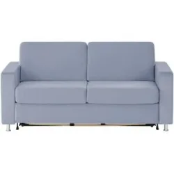 nehl Schlafsofa  Boston Deluxe ¦ blau ¦ Maße (cm): B: 199 H: 91 T: 103.0