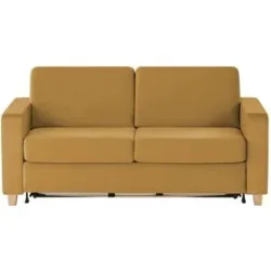 nehl Schlafsofa  Boston Deluxe ¦ gelb ¦ Maße (cm): B: 199 H: 91 T: 103.0