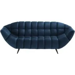 switch Einzelsofa aus Mikrofaser Gappa ¦ blau ¦ Maße (cm): B: 200 H: 82 T: 94.0