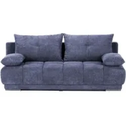 Bobb Einzelsofa mit Schlaffunktion Isalie de Luxe ¦ blau ¦ Maße (cm): B: 206 H: