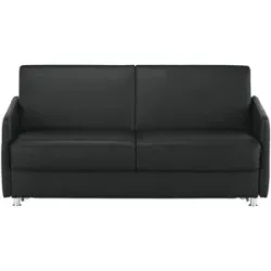 Höffner Schlafsofa  München ¦ schwarz ¦ Maße (cm): B: 177 H: 84 T: 100.0