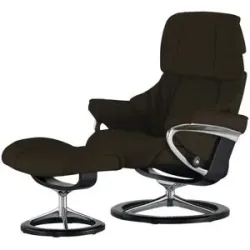 Stressless Relaxsessel mit Hocker  Reno M ¦ braun ¦ Maße (cm): B: 83 H: 110 T: