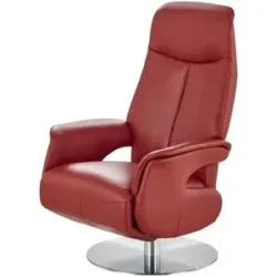 Nils Olsen Relaxsessel Leder / Kunstleder Nils ¦ rot ¦ Maße (cm): B: 70 H: 111