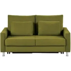 Höffner Schlafsofa Mikrofaser Fürth ¦ grün ¦ Maße (cm): B: 146 H: 90 T: 95.0
