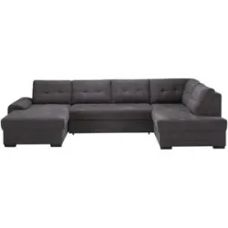 Höffner Wohnlandschaft  Bella ¦ grau ¦ Maße (cm): B: 326 H: 83 T: 183.0