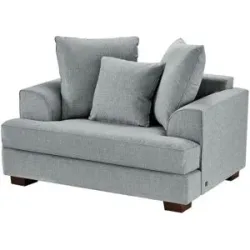 Soho Sessel  Franka ¦ grau ¦ Maße (cm): B: 136 H: 87 T: 103.0