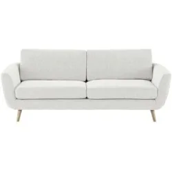 Soho Sofa weiß - Webstoff Smilla ¦ weiß ¦ Maße (cm): B: 217 H: 85 T: 93.0