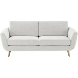 Soho Sofa weiß - Webstoff Smilla ¦ weiß ¦ Maße (cm): B: 197 H: 85 T: 93.0