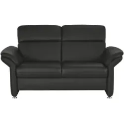meinSofa Einzelsofa Leder Manon ¦ schwarz ¦ Maße (cm): B: 170 H: 94 T: 92.0