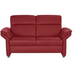 meinSofa Einzelsofa Leder Manon ¦ rot ¦ Maße (cm): B: 170 H: 94 T: 92.0