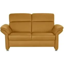 meinSofa Einzelsofa Leder Manon ¦ gelb ¦ Maße (cm): B: 170 H: 94 T: 92.0