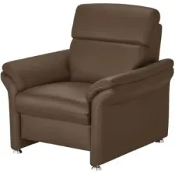 meinSofa Ledersessel Leder Manon ¦ braun ¦ Maße (cm): B: 98 H: 94 T: 92.0