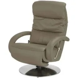 Hukla Leder-Relaxsessel  Florian ¦ braun ¦ Maße (cm): B: 73 H: 102 T: 91.0