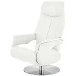 Nils Olsen Drehsessel Leder / Kunstleder 5020 Nils ¦ weiß ¦ Maße (cm): B: 70 H: