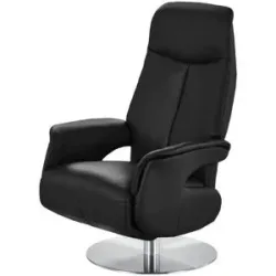 Nils Olsen Relaxsessel Leder / Kunstleder Nils ¦ schwarz ¦ Maße (cm): B: 70 H: