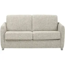 Betty Schlafsofa mit Faltbettfunktion Webstoff Betty ¦ beige ¦ Maße (cm): B: 162