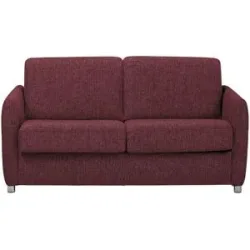 Betty Schlafsofa mit Faltbettfunktion Webstoff Betty ¦ rot ¦ Maße (cm): B: 162