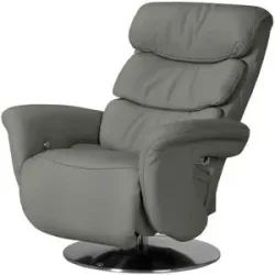 Himolla Leder-Relaxsessel Leder 7628 ¦ grau ¦ Maße (cm): B: 83 H: 107 T: 88.0