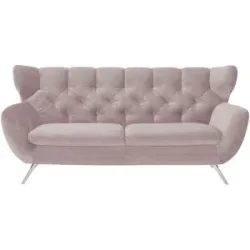 Jette Home Sofa  Caldara ¦ rosa/pink ¦ Maße (cm): B: 200 H: 94 T: 95.0
