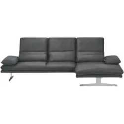 W.SCHILLIG Ecksofa aus Mikrofaser Broadway ¦ grau