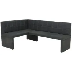 Höffner Eckbank   ¦ grau ¦ Maße (cm): B: 140 H: 90