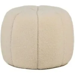 Höffner Pouf   ¦ creme ¦ Maße (cm): B: 50 H: 38
