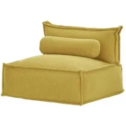 Höffner Sitzsack  Lucas ¦ gelb ¦ Maße (cm): B: 85 H: 85 T: 70.0