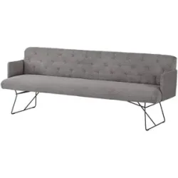 Jette Home Polsterbank  Salo ¦ grau ¦ Maße (cm): B: 246 H: 85 T: 69.0