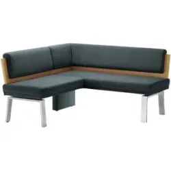 Höffner Eckbank  Canto IV ¦ grau ¦ Maße (cm): B: 157 H: 88 T: 157.0