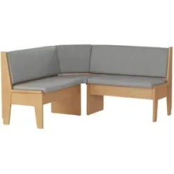 Höffner Eckbank  Tina ¦ grau ¦ Maße (cm): B: 157 H: 89 T: 157.0