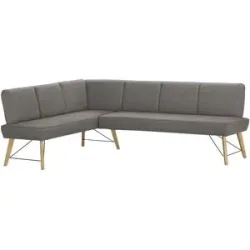 Woodford Eckbank  Enzo ¦ grau ¦ Maße (cm): H: 87