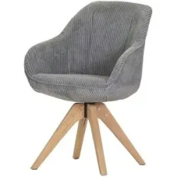 Höffner Drehsessel  Swing ¦ grau ¦ Maße (cm): B: 60 H: 83 T: 65.0